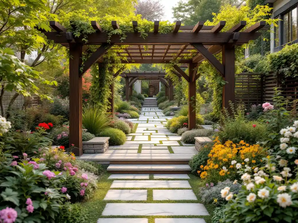 architecture extérieure jardin